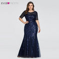 Maxi Evening Long Sequined Dress