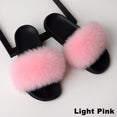 Fur Slippers Women Real Fox 2020