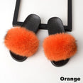 Fur Slippers Women Real Fox 2020