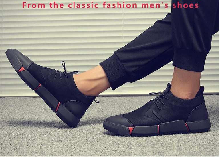 High quality leather casual shoes