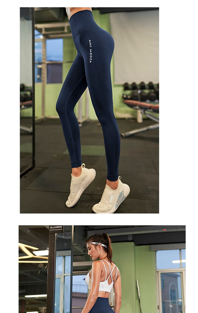 High Waist Stretchy Gym Tights Sexy