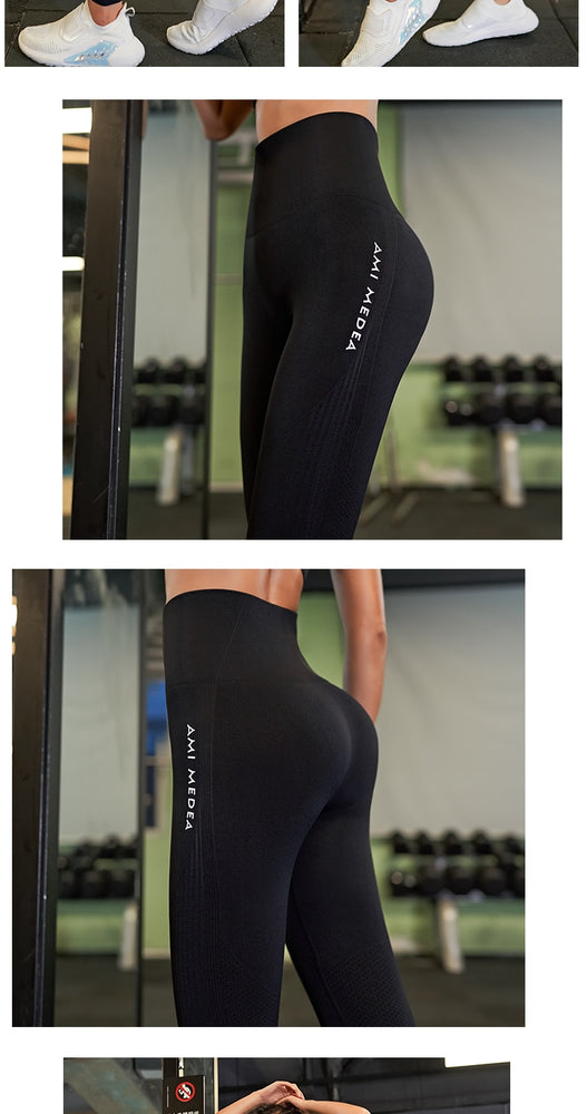 High Waist Stretchy Gym Tights Sexy