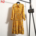 Office Polka Dot Vintage Women Dresss