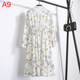 Office Polka Dot Vintage Women Dresss