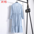 Office Polka Dot Vintage Women Dresss