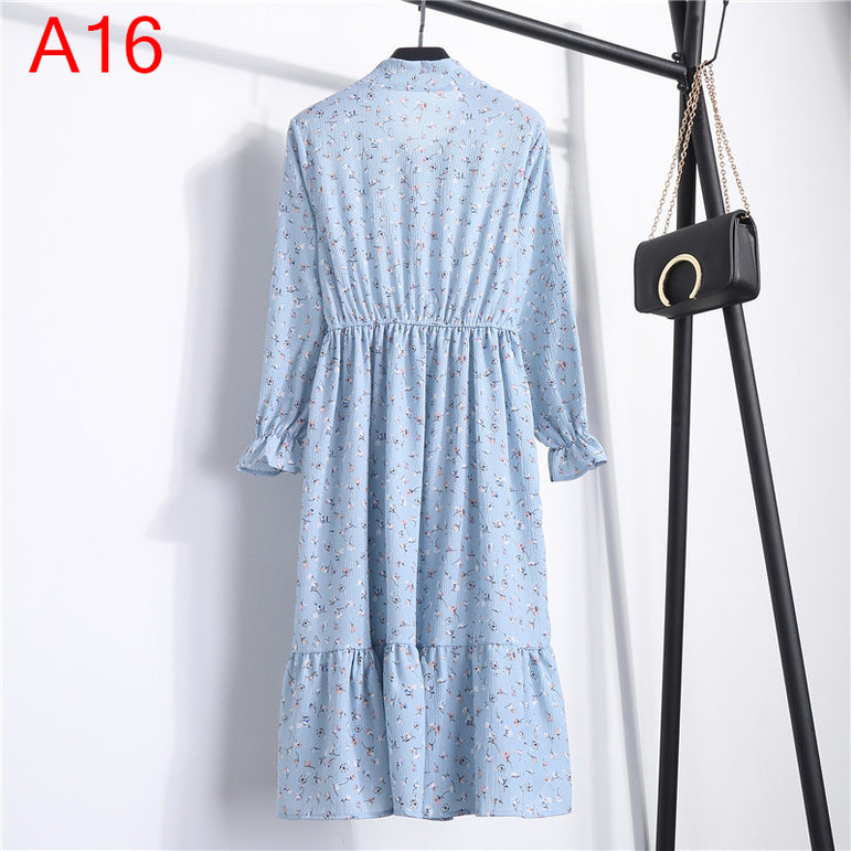 Office Polka Dot Vintage Women Dresss