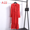 Office Polka Dot Vintage Women Dresss