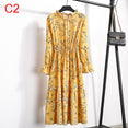 Office Polka Dot Vintage Women Dresss