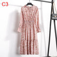 Office Polka Dot Vintage Women Dresss