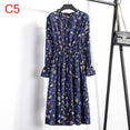 Office Polka Dot Vintage Women Dresss