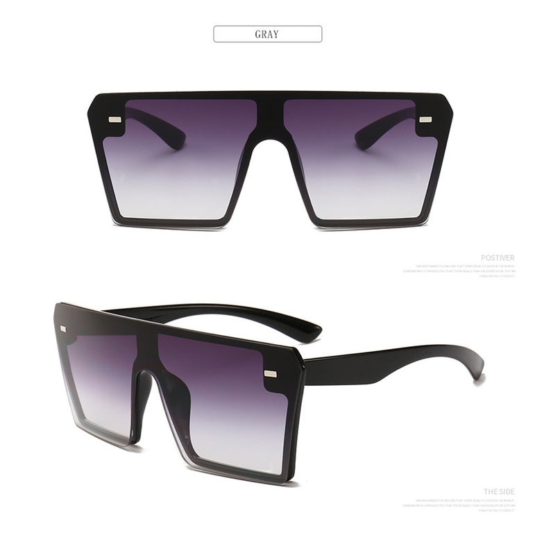 Oversized Square Sunglasses Women Luxury Brand