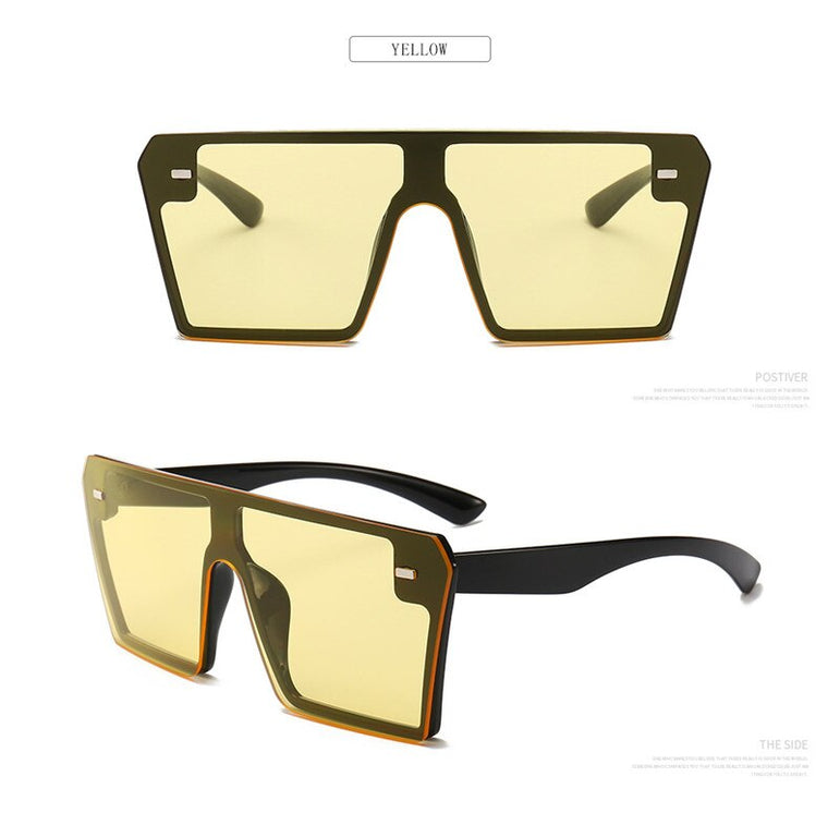 Oversized Square Sunglasses Women Luxury Brand