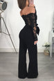 Jumpsuit Women Sexy Off Shoulder Slash