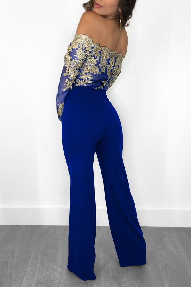 Jumpsuit Women Sexy Off Shoulder Slash