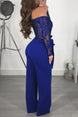 Jumpsuit Women Sexy Off Shoulder Slash