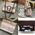 Alligator PU Leather Messenger Bag