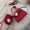 Pattern Leather Crossbody Bags