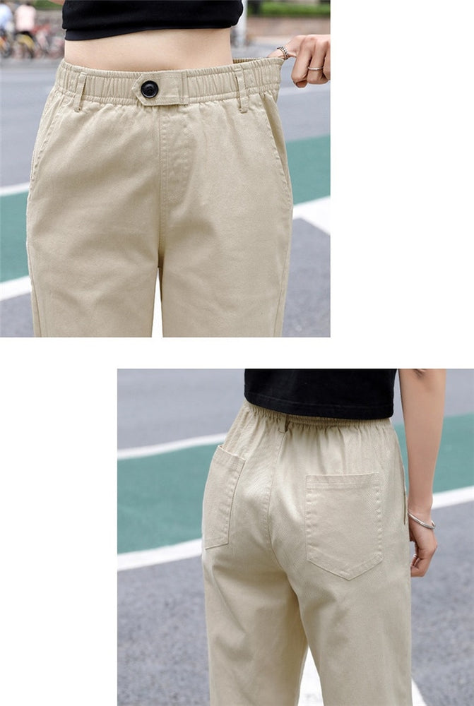 High waist Casual Pants