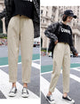 High waist Casual Pants