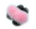 Women Real Fox Fur Slippers