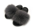 Women Real Fox Fur Slippers