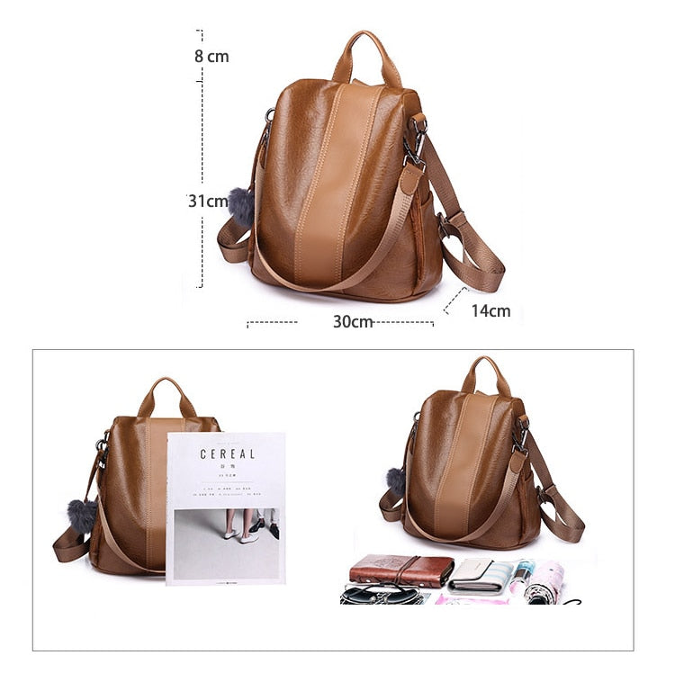 Anti-theft Waterproof Casual Women Backpack