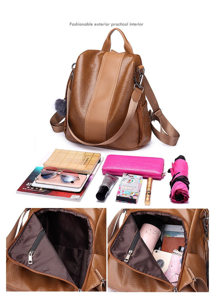 Anti-theft Waterproof Casual Women Backpack