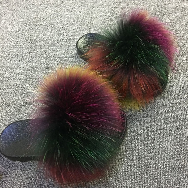 2020 Women Furry Slippers