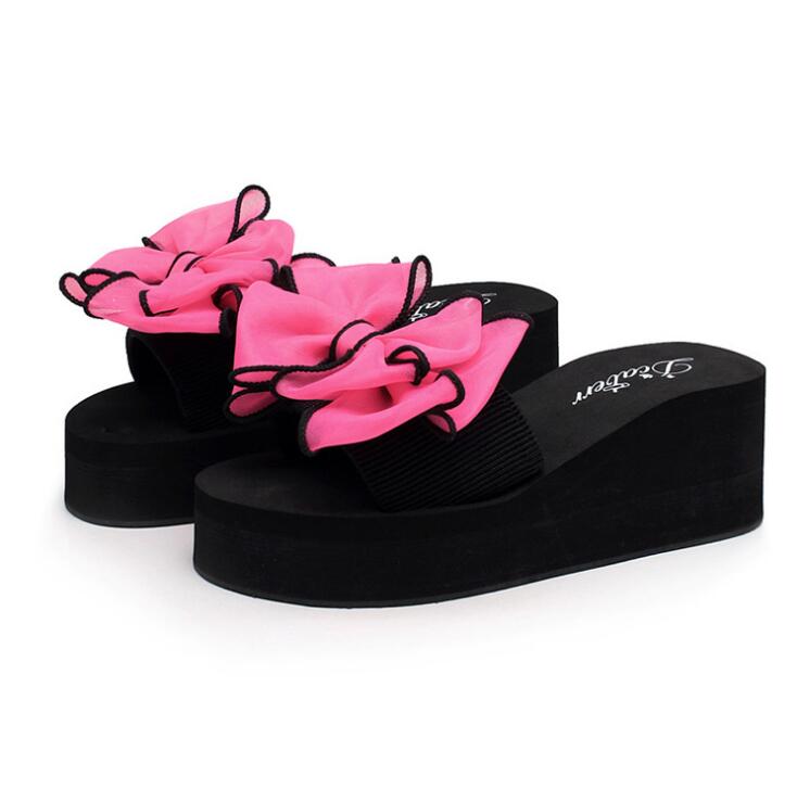 Women Bow Summer Sandals Slipper