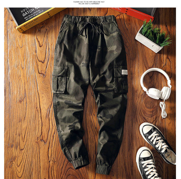 Camouflage Cargo Pants Women Casual