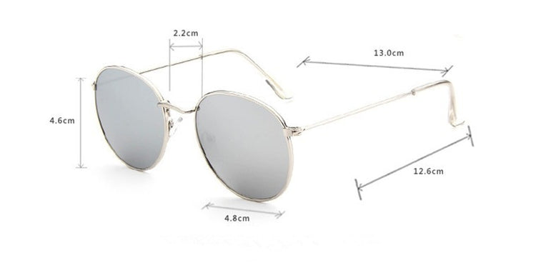 Round Sunglasses Women Brand Designer