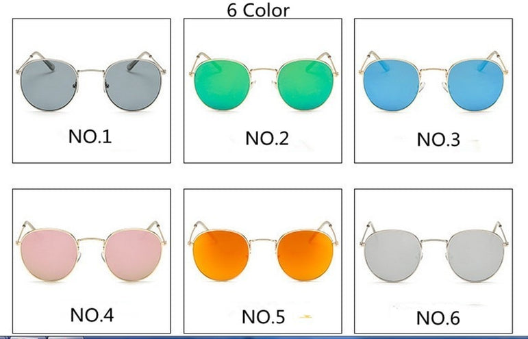 Round Sunglasses Women Brand Designer