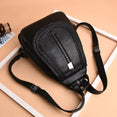 Zipper Women Leather Backpacks