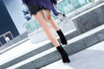 Comfortable shallow mouth pointed boots