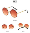 Brand Round Sunglasses Women Luxury