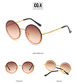 Brand Round Sunglasses Women Luxury