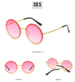 Brand Round Sunglasses Women Luxury