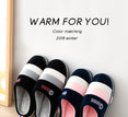 Winter couples cotton slippers