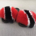 Women Real Fox Fur Slippers