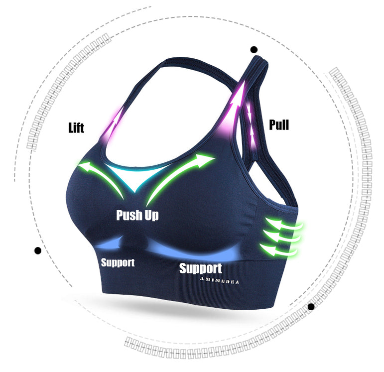 Women Push Up Seamless Sports Bra