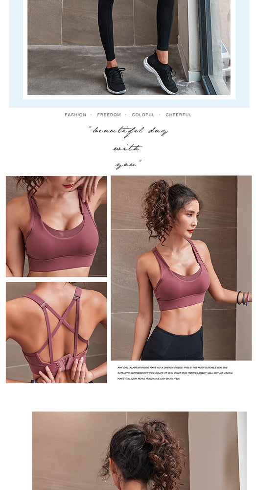 Fitness Wire Free Yoga Bra