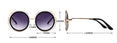 Oversized Round Sunglasses Female Shades Mirror