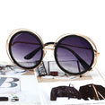 Oversized Round Sunglasses Female Shades Mirror