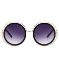 Oversized Round Sunglasses Female Shades Mirror