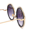 Oversized Round Sunglasses Female Shades Mirror