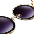 Oversized Round Sunglasses Female Shades Mirror