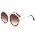 Oversized Round Sunglasses Female Shades Mirror