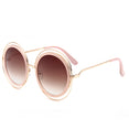 Oversized Round Sunglasses Female Shades Mirror