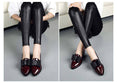 Women Pumps Fashion Shiny Leather