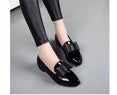 Women Pumps Fashion Shiny Leather